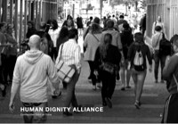 First screen capture by European Democracy Consulting's Logos Project for Human Dignity Alliance - Comhaontas Dhínit an Duine