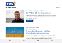 First screen capture by European Democracy Consulting's Logos Project for Südschleswigschen Wählerverbands