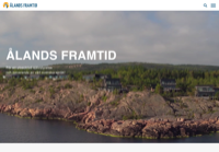 First screen capture by European Democracy Consulting's Logos Project for Ålands Framtid