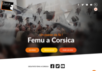 First screen capture by European Democracy Consulting's Logos Project for Femu a Corsica