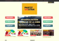 First screen capture by European Democracy Consulting's Logos Project for Partit Occitan