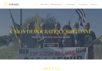 First screen capture by European Democracy Consulting's Logos Project for Union Démocratique Bretonne
