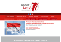 First screen capture by European Democracy Consulting's Logos Project for Unser Land