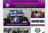 First screen capture by European Democracy Consulting's Logos Project for Dostluk Esitlik Baris Partisi
