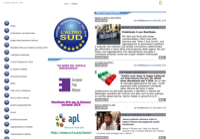 First screen capture by European Democracy Consulting's Logos Project for L’Altro Sud