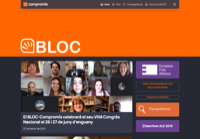 First screen capture by European Democracy Consulting's Logos Project for Bloc Nacionalista Valencià