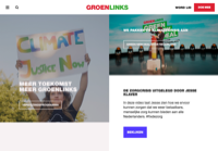 First screen capture by European Democracy Consulting's Logos Project for GroenLinks