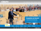 Full webpage capture by European Democracy Consulting's Logos Project for Christlich-Soziale Union in Bayern