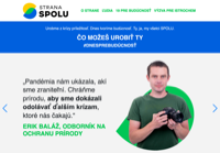 First screen capture by European Democracy Consulting's Logos Project for SPOLU