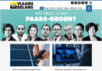 First screen capture by European Democracy Consulting's Logos Project for Vlaams Belang