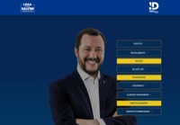 First screen capture by European Democracy Consulting's Logos Project for Lega Per Salvini Premier
