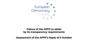 EDC comments the APPF's reply