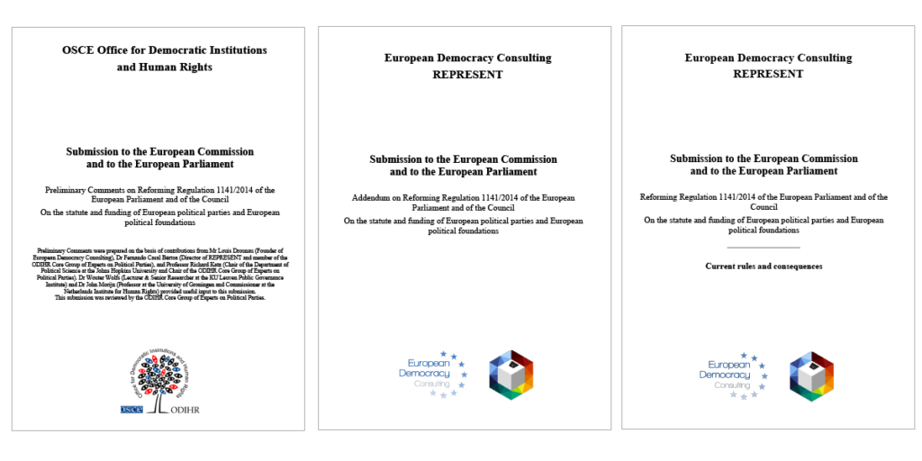 49 recommendations for the reform of European political parties