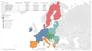 EU-GRLO 2023 - Map of European regions